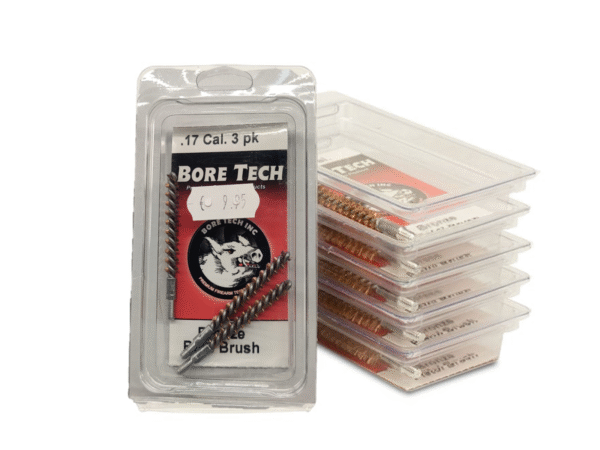 Boretech .17 Cal 3 pack bronze bore brush