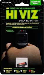 Hiviz S&W Pinned Front Sight; Red