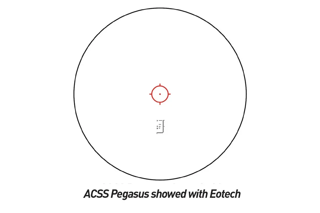 Primary Arms 3X Micro Magnifier w/ ACSS Pegasus Ranging Reticle