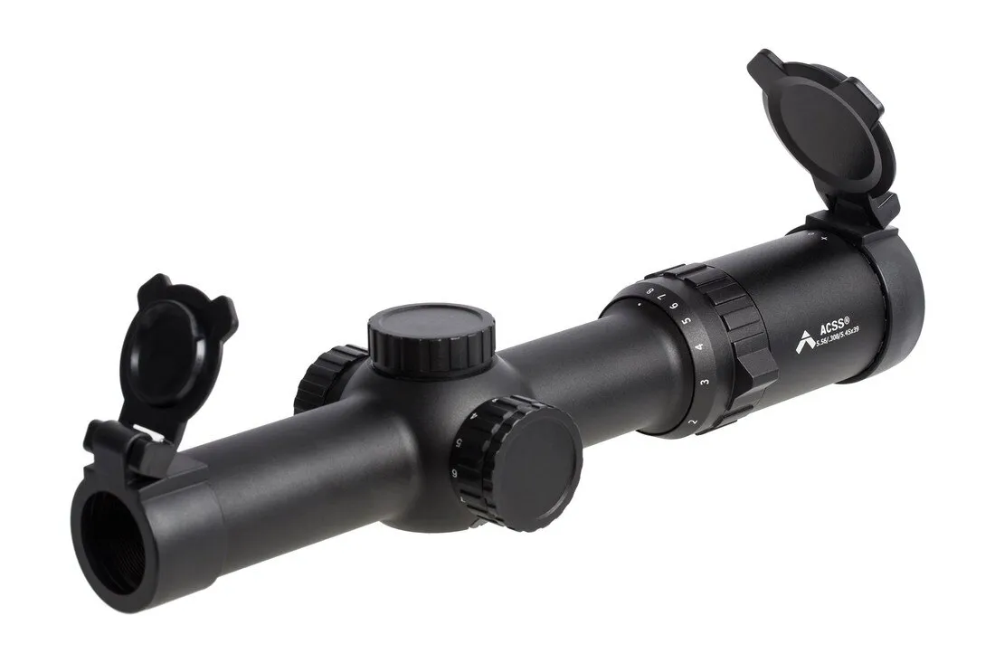 Primary Arms SLx 1-8x24 SFP Rifle Scope - Illuminated ACSS Reticle - 5.56 / 5.45 /.308 Primary Arms SLx 1-8x24 SFP Rifle Scope - Illuminated ACSS Reticle - 5.56 / 5.45 /.308