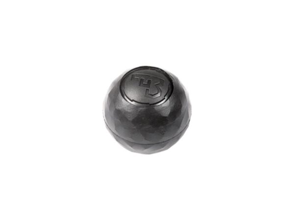 Rubber bolt knob - black