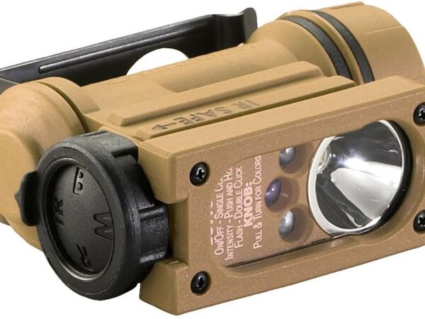 Streamlight Sidewinder Comp.II Mil.C4 IR-G-B-W + helmmount 1xAlkaline AA(box)