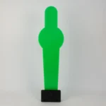 Throom 22" Pepper Popper - Green, Target, Pivot & Wood Base