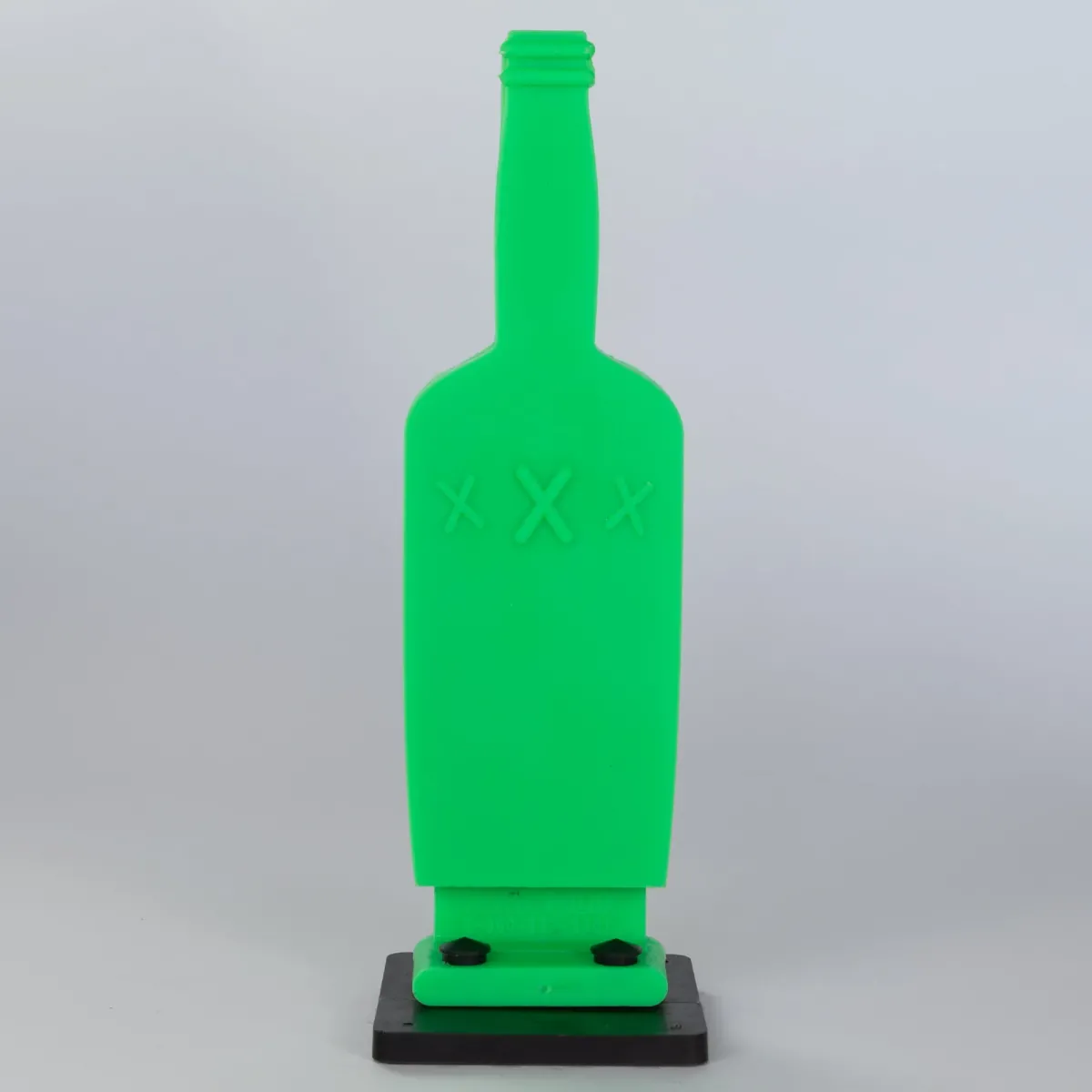 Throom Whiskey Bottle BOUNCEBACK™ Series - Green, Starter Kit (1 target, 1 base)