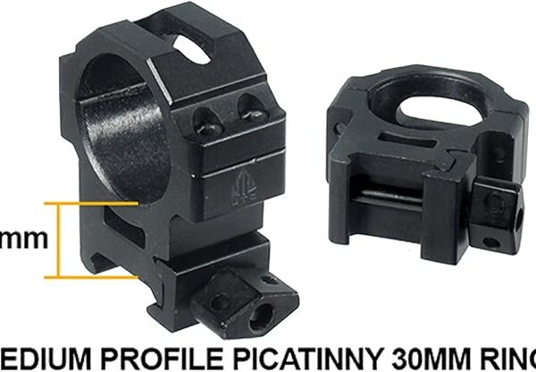 UTG 30mm Quick Lock UPM 2PCs 22mm wide 15 mm saddle high