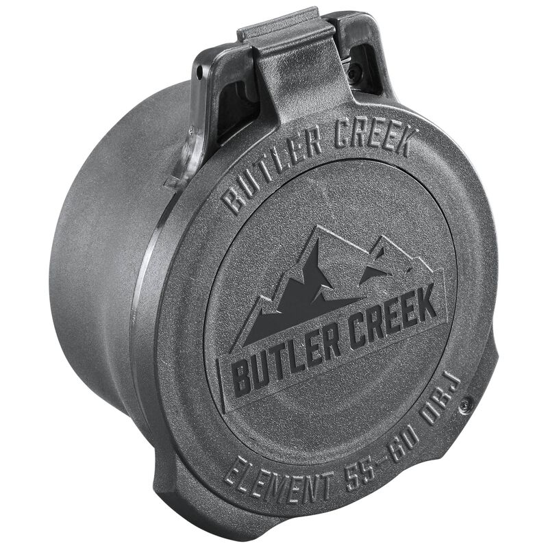 BUTLER CREEK 50-55mm ELEMENT SCOPE CAP OBJECTIVE 56MM BLACK
