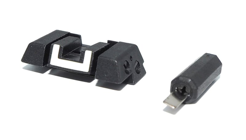 Glock - adjustable rear sight polymer