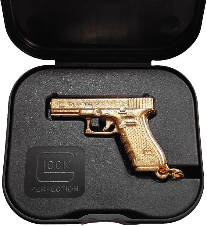 Glock 17 Gold plated Key chain