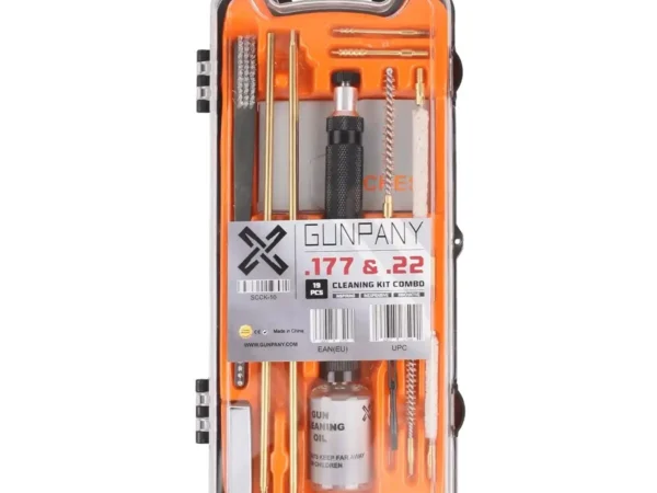 Gunpany .177 & .22 cleaning kit Combo - 19 delig
