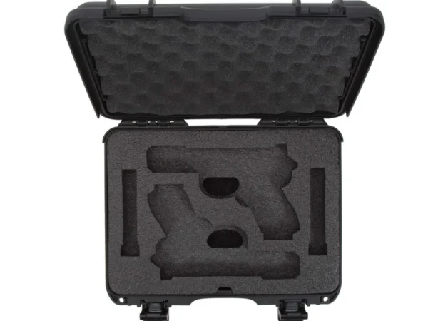 NANUK 910 GRAPHITE for 2 GLOCK PIST FOAM