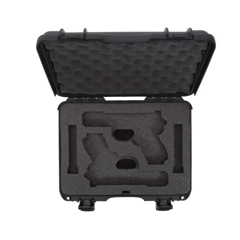 NANUK 910 GRAPHITE for 2 GLOCK PIST FOAM
