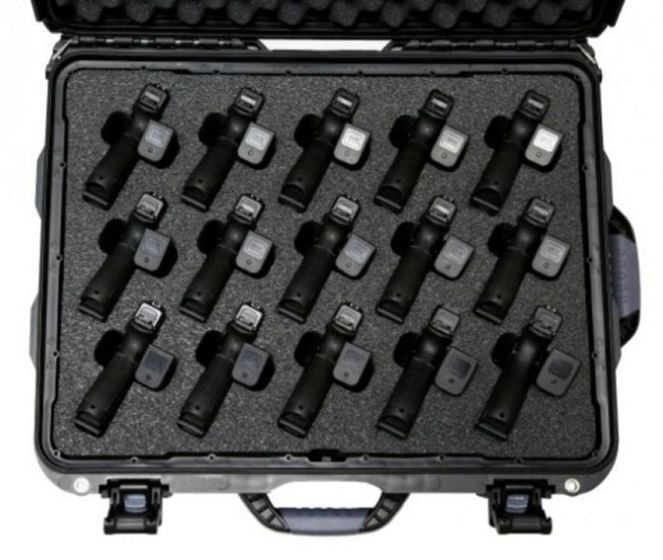 NANUK 950 BLACK - 15 PISTOLS FOAM