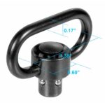 UTG QD sling swivel - BLK