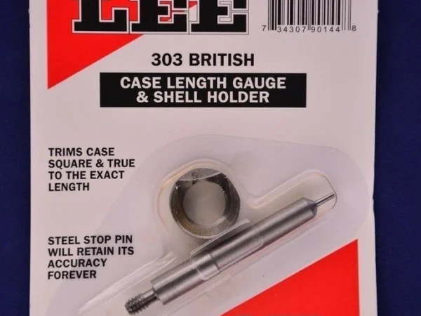 Lee case length case gauge & shell holder 303 Brit